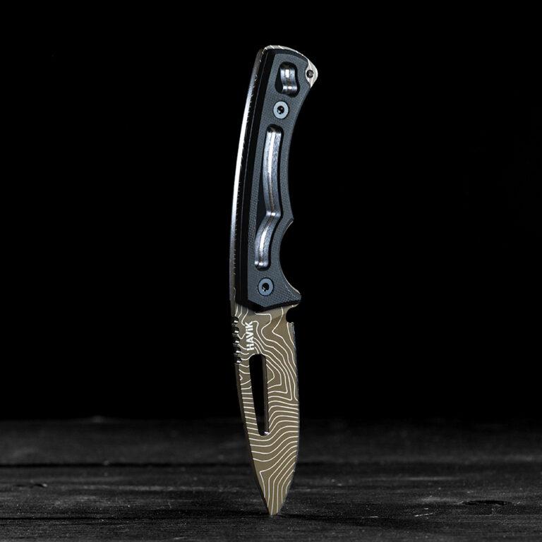 HHF Clip Point Knife From HAViK. 20% of sales go to the Heartland Harbor Foundation